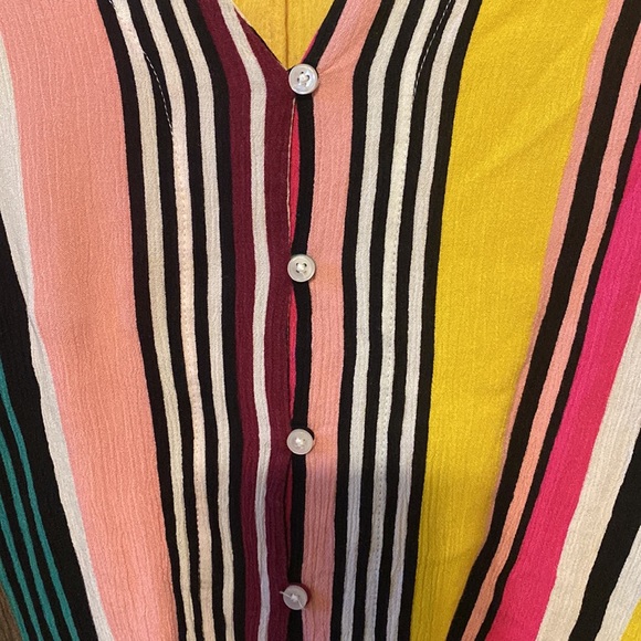 EXPRESS- STRIPED BATWING TOP - Picture 5 of 9